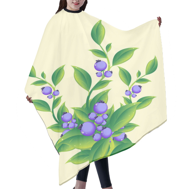 Personality  Illustration Of The Berries Hair Cutting Cape