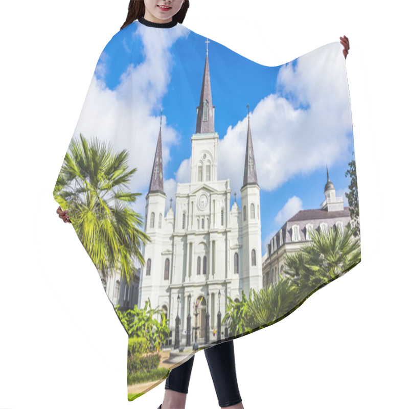 Personality  Beautiful Saint Louis Cathedral In The French Quarter In New Orl Hair Cutting Cape