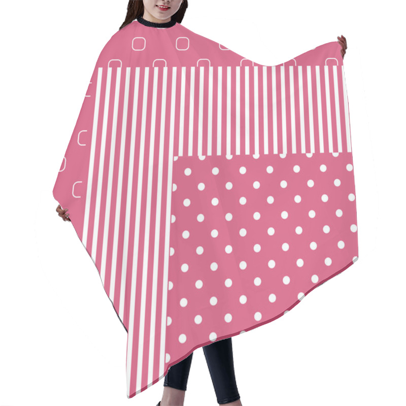 Personality  Three Matching Patterns Hair Cutting Cape