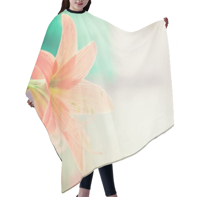 Personality  Orange Flower Background, Abstract Blurred Flower Background, Hair Cutting Cape