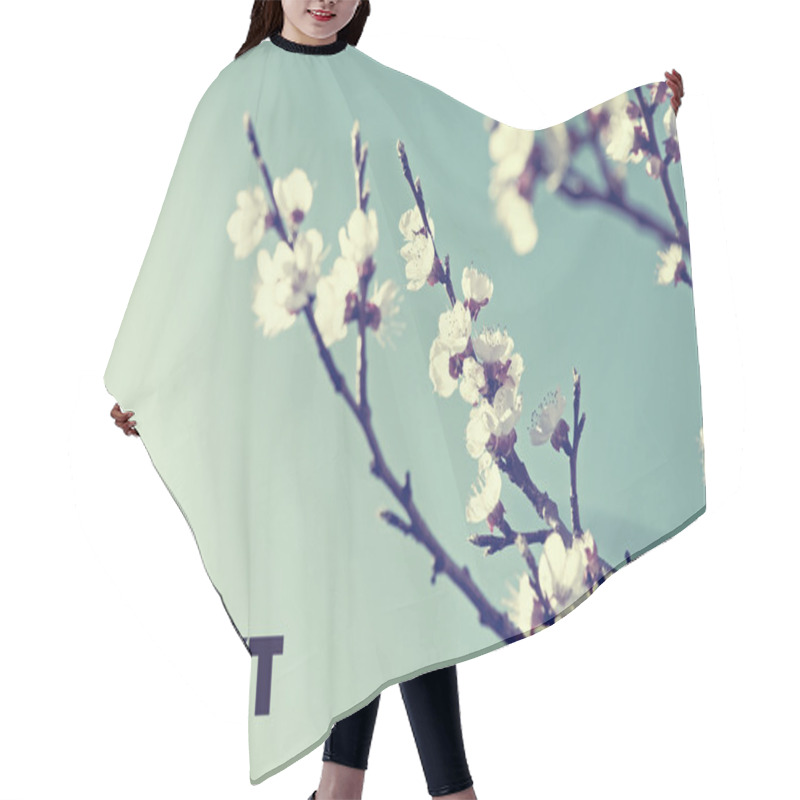 Personality  Cherry Blossom Hair Cutting Cape