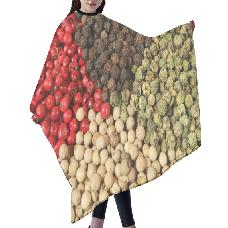 Personality  Pepper Texture Hair Cutting Cape