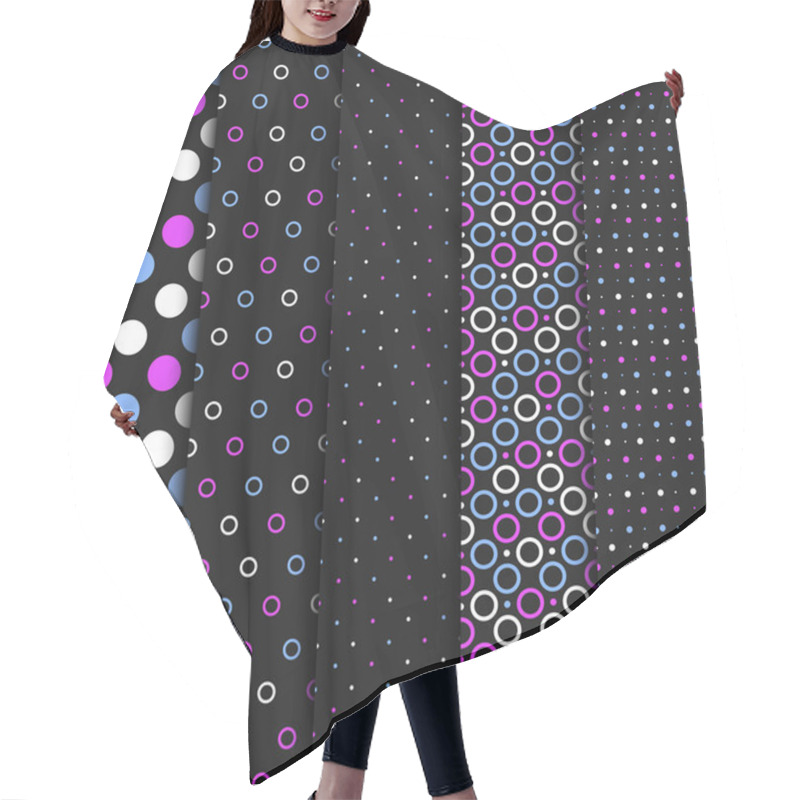 Personality  Patterns With Circles And Dots Hair Cutting Cape