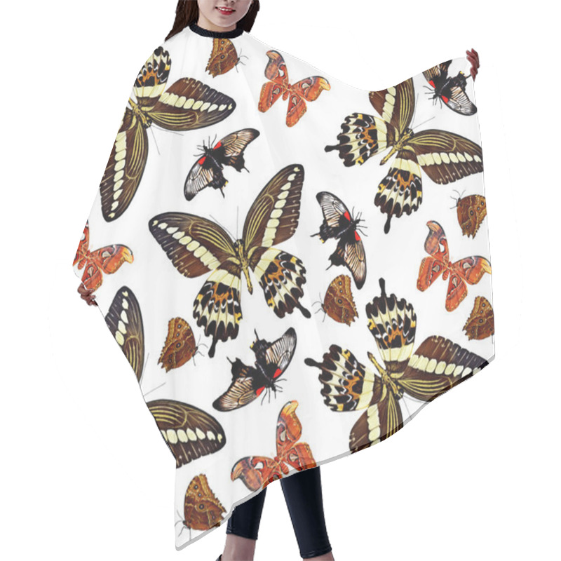 Personality  Butterflies Hair Cutting Cape