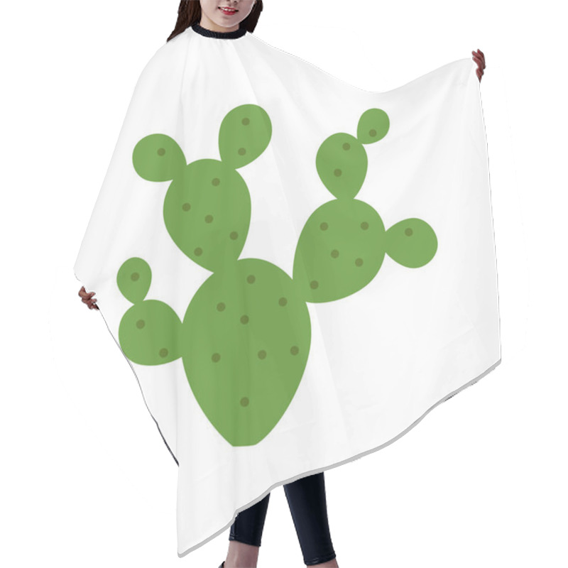 Personality  Prickly Pear Cactus  Hair Cutting Cape