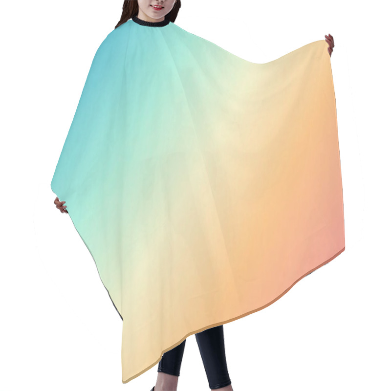 Personality  Abstract Geometric Background With Poly Pattern Hair Cutting Cape