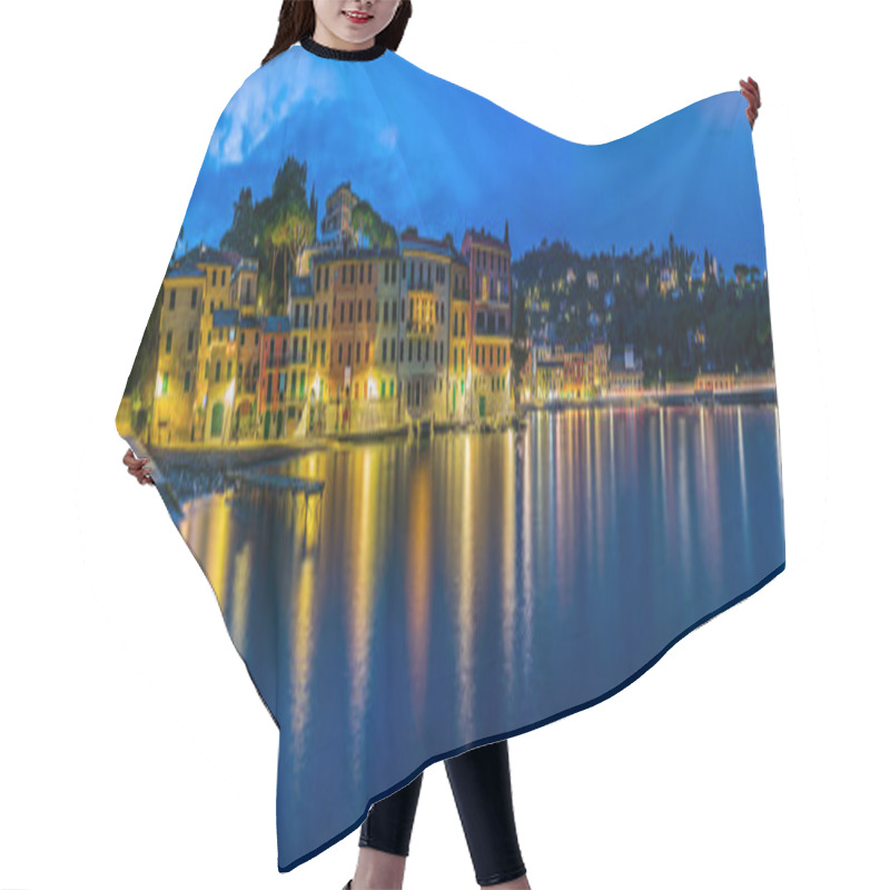 Personality  Night View Of San Michele Di Pagana Hair Cutting Cape