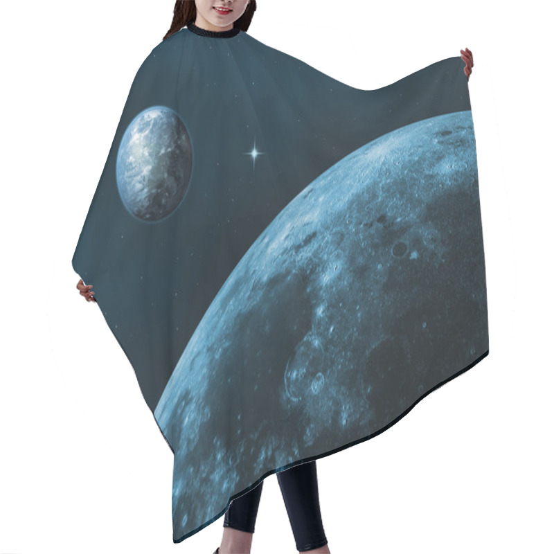 Personality  Moon And Earth  Hair Cutting Cape