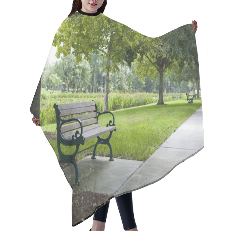 Personality  Park Bench Hair Cutting Cape