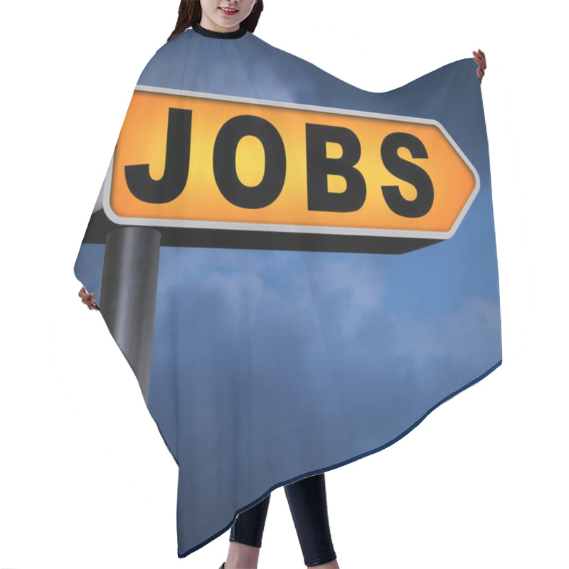 Personality  Job Search Sign Hair Cutting Cape