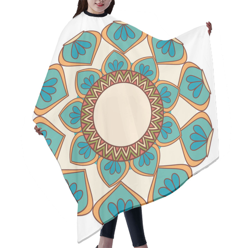 Personality  Mandala Art Decorative Icon Hair Cutting Cape