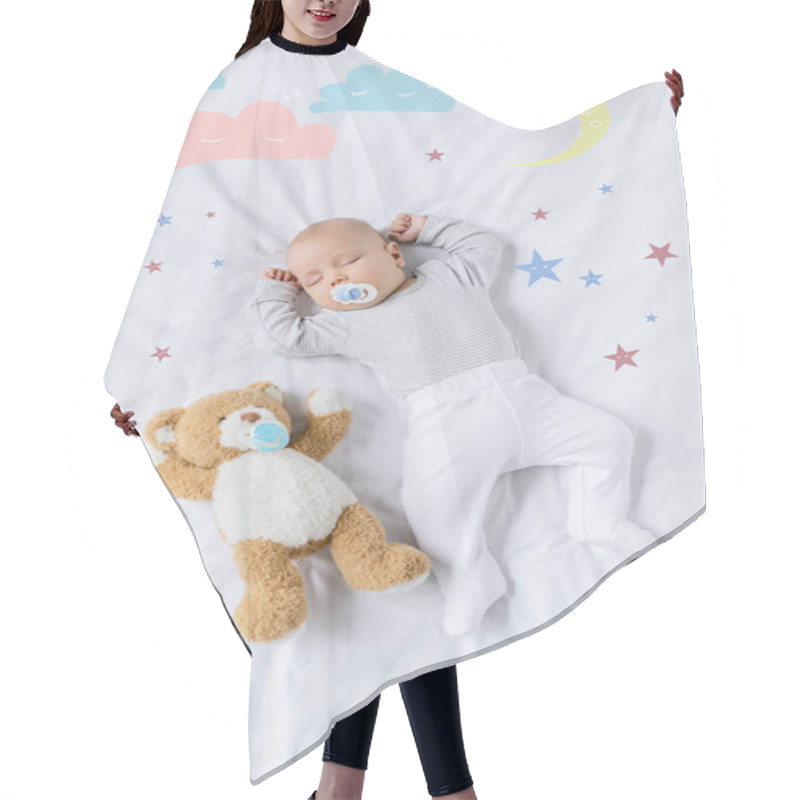 Personality  Sleeping Baby With Toy Hair Cutting Cape