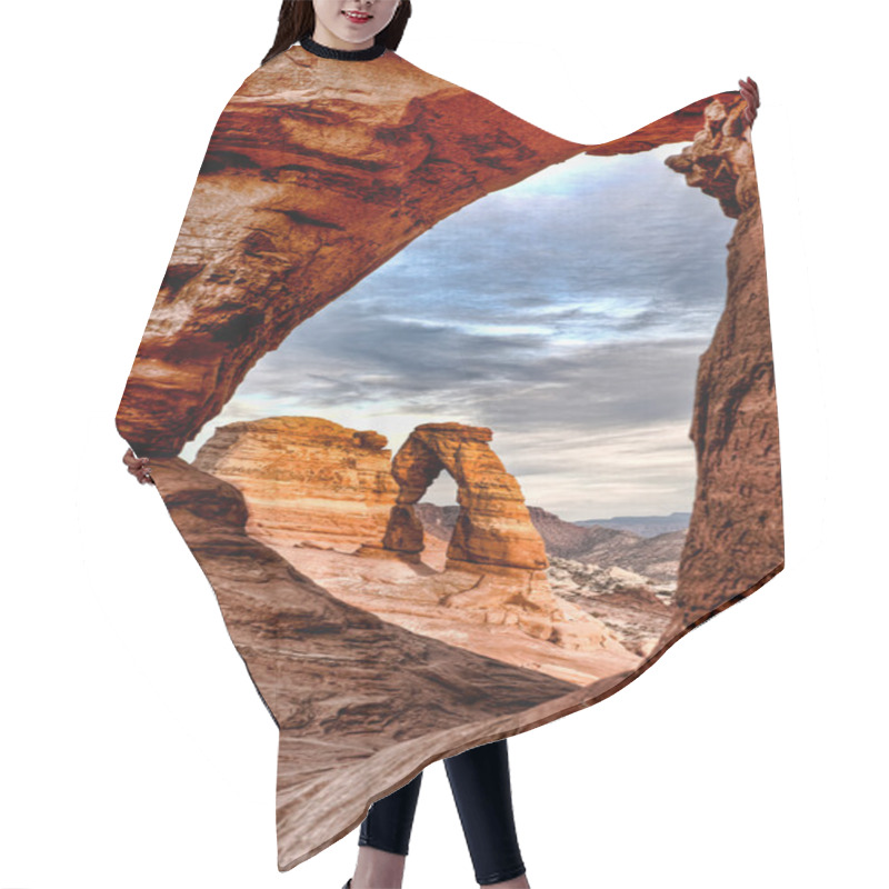 Personality  Arches National Park II Hair Cutting Cape