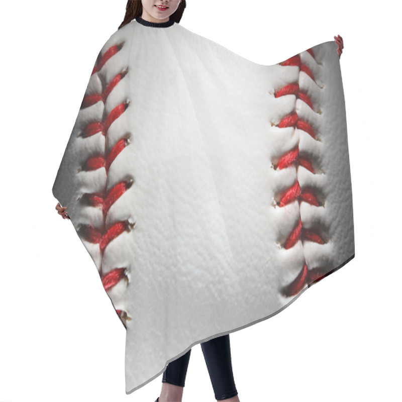 Personality  Closeup Of An Baseball Hair Cutting Cape