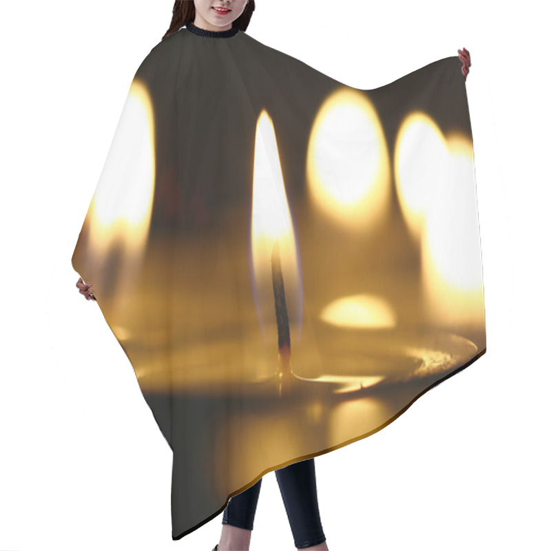 Personality  Sacred Candles Hair Cutting Cape