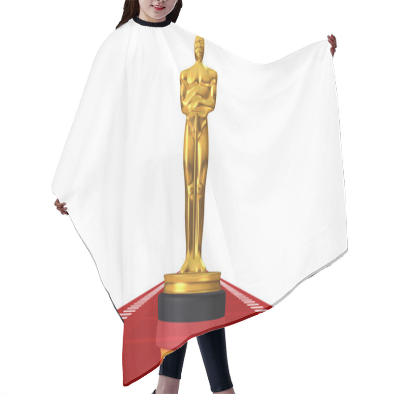 Personality  Award On Red Carpet Hair Cutting Cape