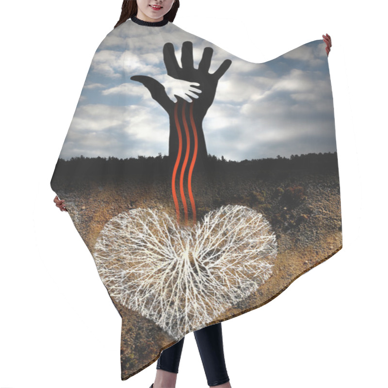 Personality  The Heart Of The Earth Hair Cutting Cape