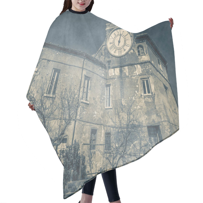 Personality  The Old Castle Infested By Ghosts Hair Cutting Cape