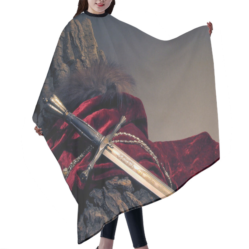 Personality  Sword Hair Cutting Cape