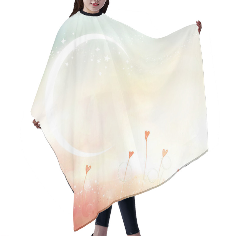 Personality  Moon And Stars Hair Cutting Cape