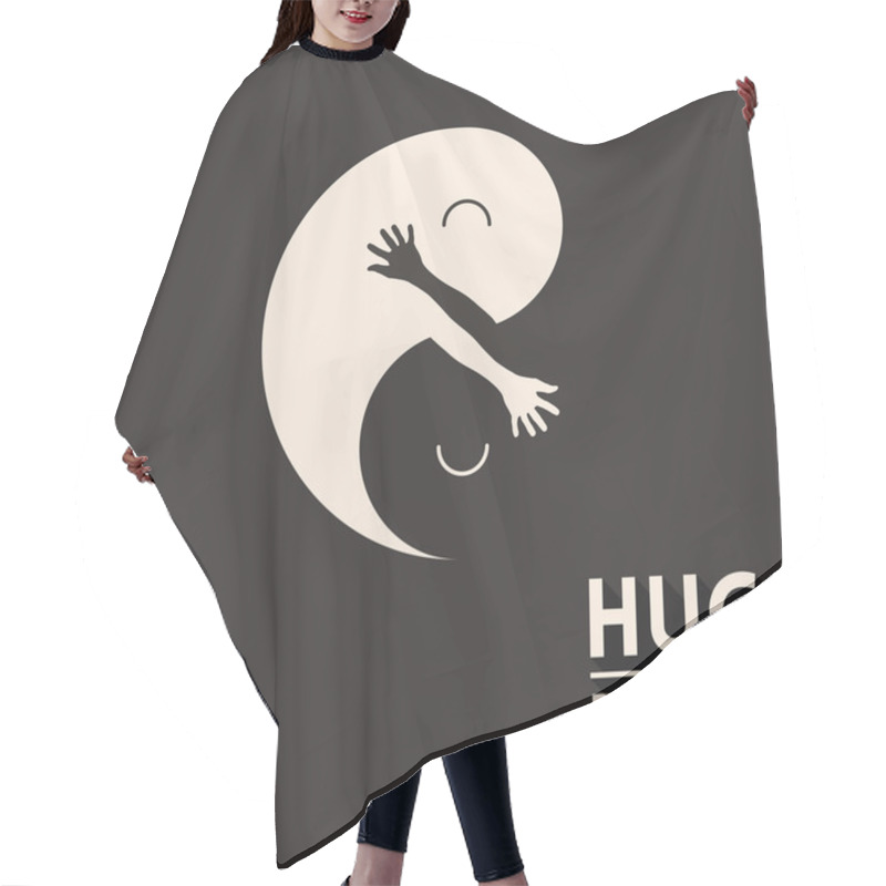 Personality  Hug Life Hair Cutting Cape