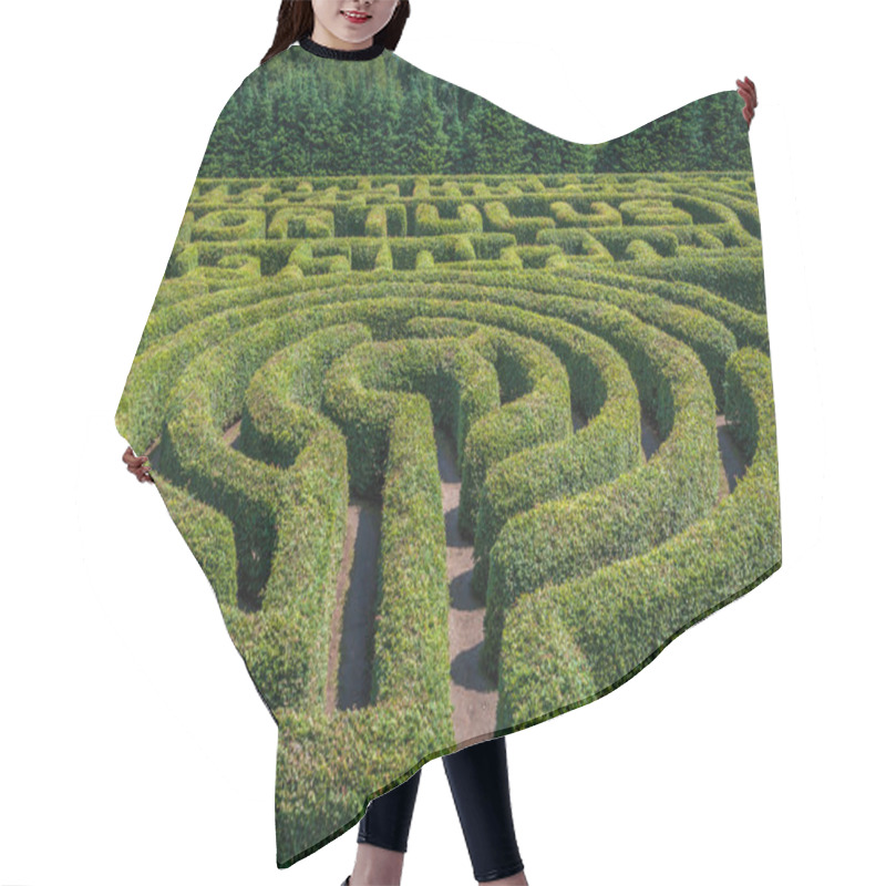 Personality  Green Bushes Labyrinth. Hair Cutting Cape