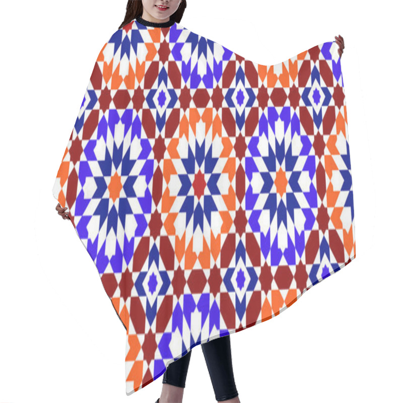 Personality  Moroccan Pattern. Mosaic Tiles Hair Cutting Cape