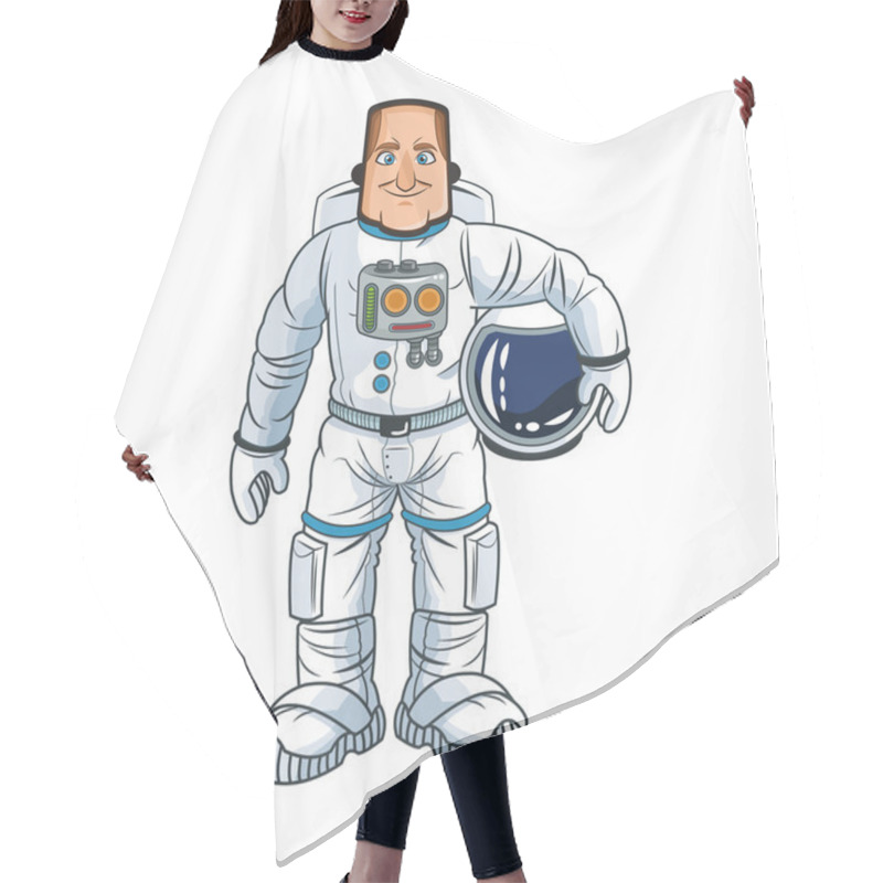 Personality  Astronaut Space Cartoon Design Hair Cutting Cape