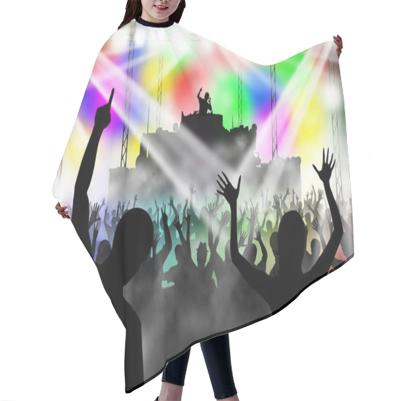 Personality  Dancing In Night Club Hair Cutting Cape