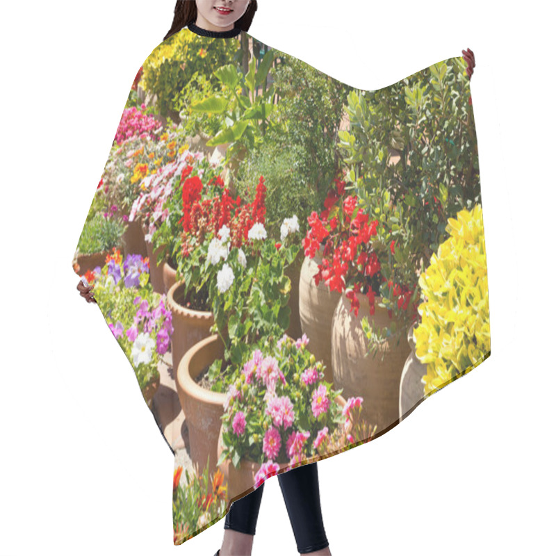 Personality  Spanish Flowers Garden Detail In Spain Hair Cutting Cape