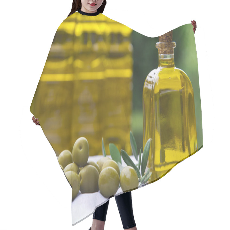 Personality  Olives And Olive Oil Hair Cutting Cape