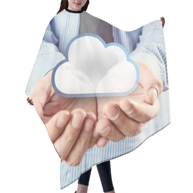 Personality  Cloud Computing Service Hair Cutting Cape