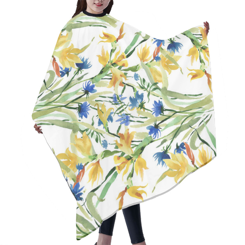 Personality  Summertime Garden Flowers Hair Cutting Cape