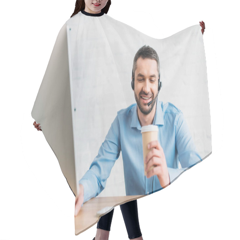 Personality  Call Center Hair Cutting Cape