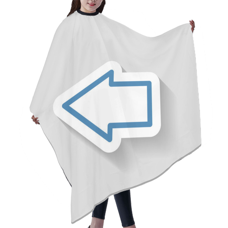 Personality  Arrow Icon  Illustration Hair Cutting Cape