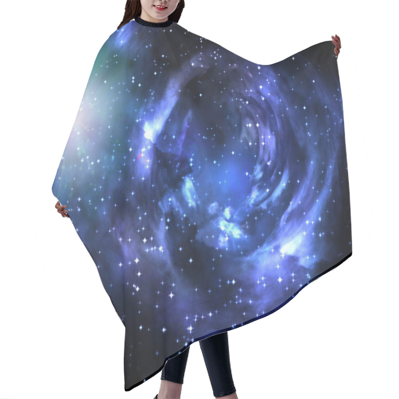 Personality  Deep Space. Worm Hole Hair Cutting Cape