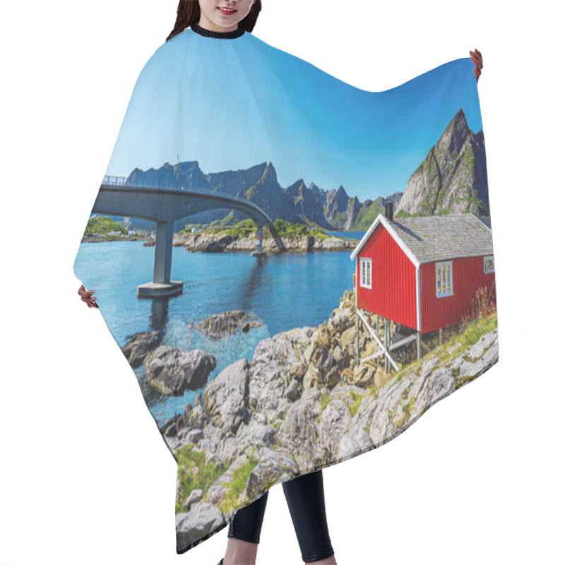 Personality  Lofoten Summer Landscape Lofoten Is An Archipelago In The County Of Nordland, Norway. Is Known For A Distinctive Scenery With Dramatic Mountains And Peaks Hair Cutting Cape