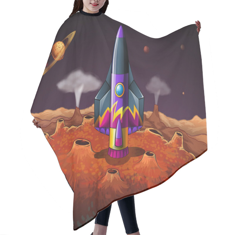 Personality  A Planet With An Aircraft Hair Cutting Cape