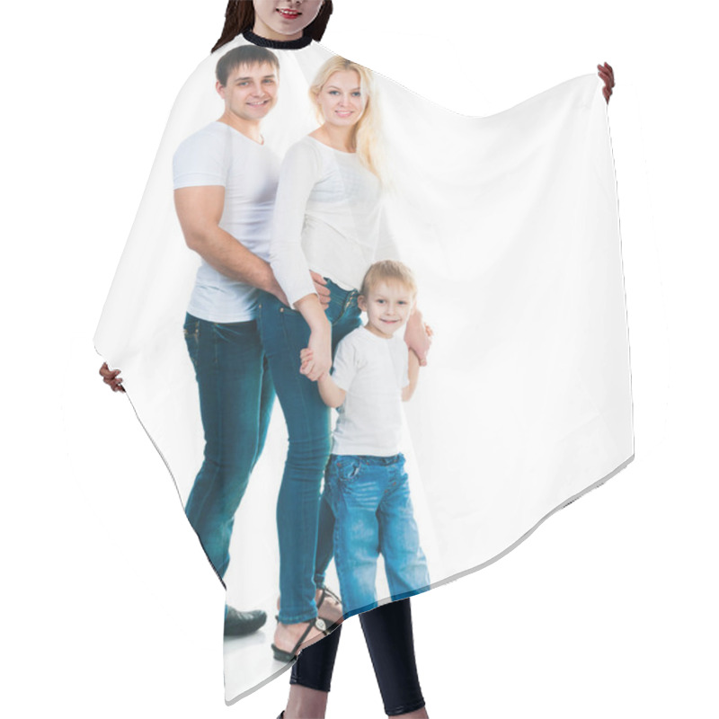 Personality  Happy Family Hair Cutting Cape