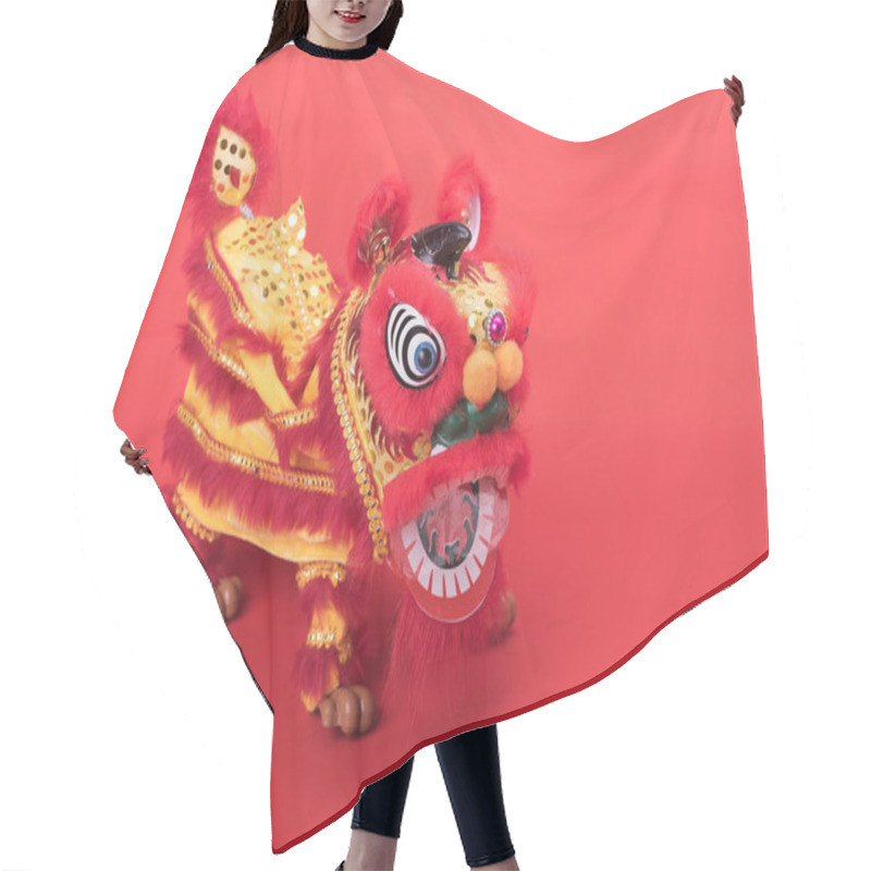 Personality  Traditional Dancing Lion  Hair Cutting Cape