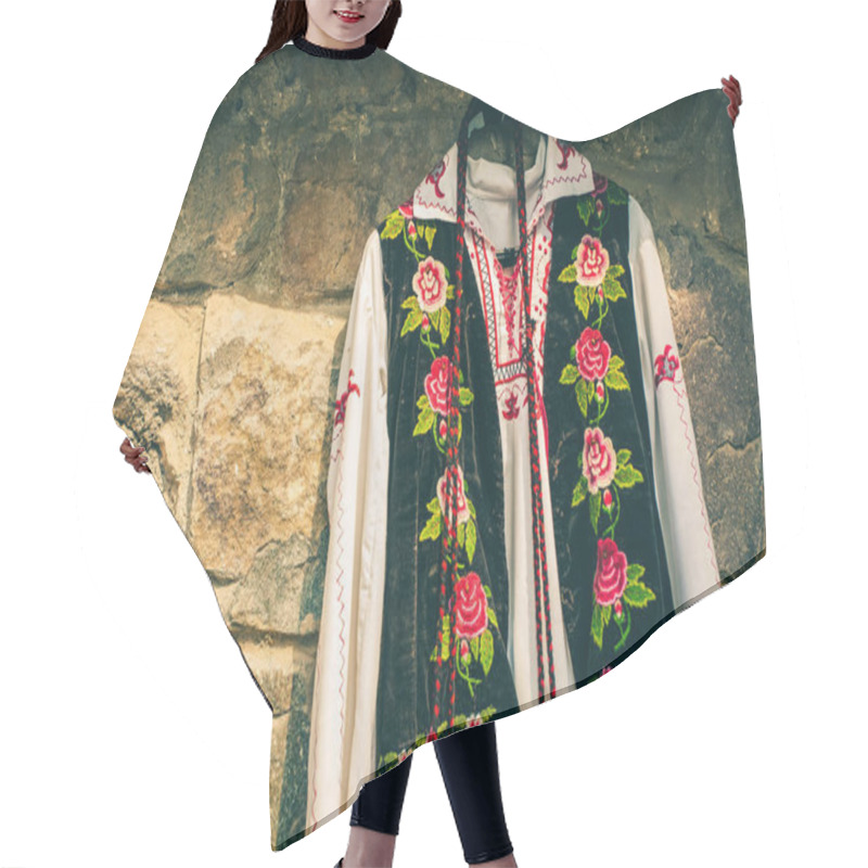 Personality  Authentic Folk-style Details Of Costumes From Bulgaria. Bulgaria In Details Hair Cutting Cape