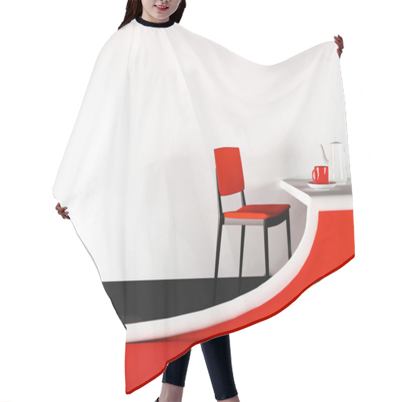 Personality  Chair And Creative Table Hair Cutting Cape