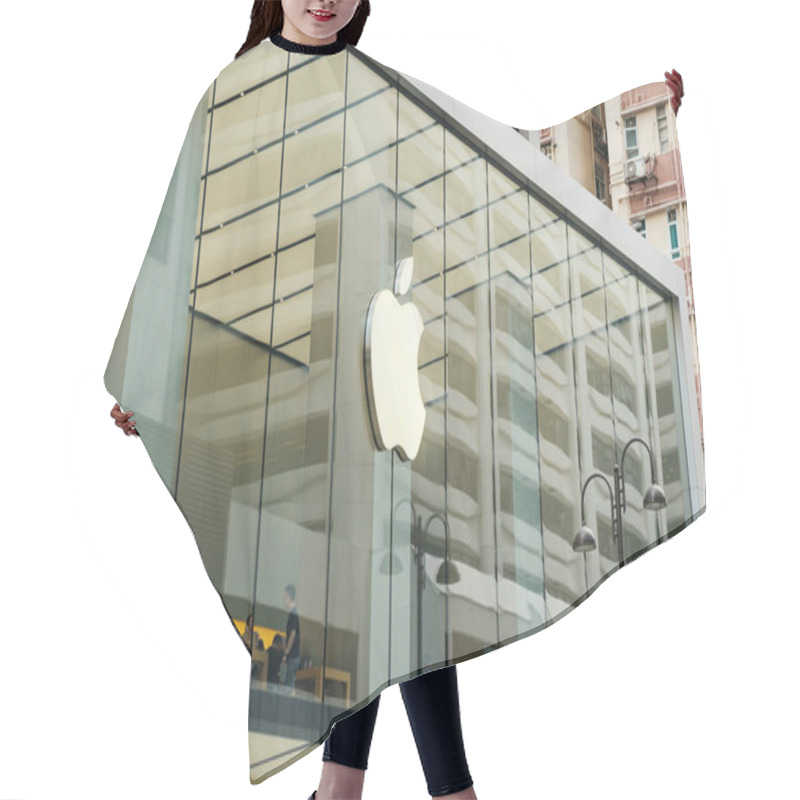 Personality  Apple Store Seen In Tsim Sha Tsui Hong Kong Hair Cutting Cape