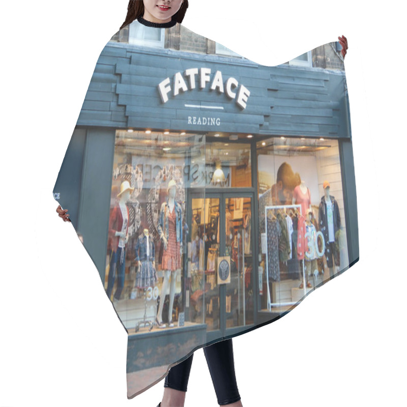 Personality  Reading, United Kingdom - June 22 2018:   The Store Front Of Fatface Clothes Shop On Broad Street Hair Cutting Cape