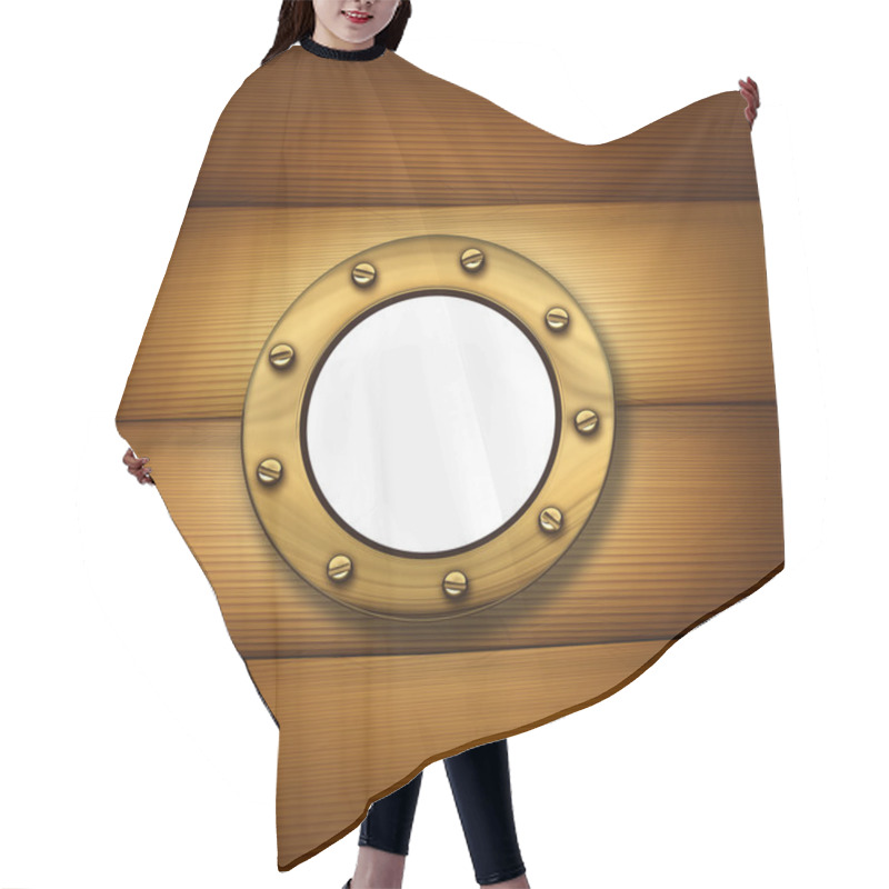 Personality  Ship Porthole Window Hair Cutting Cape