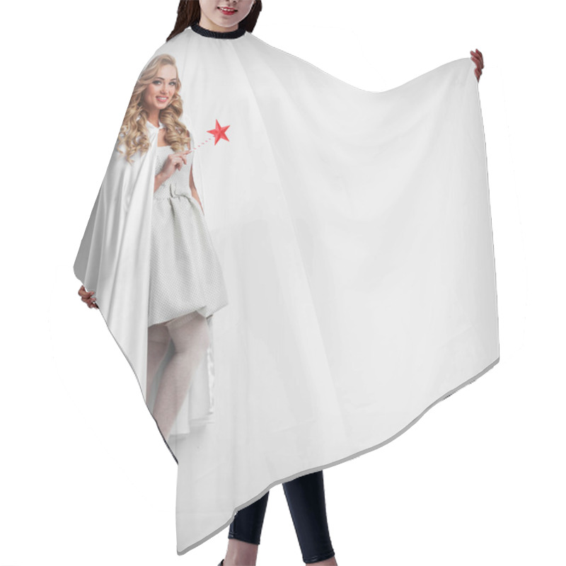 Personality  Fairy Woman With Star Magic Wand Hair Cutting Cape