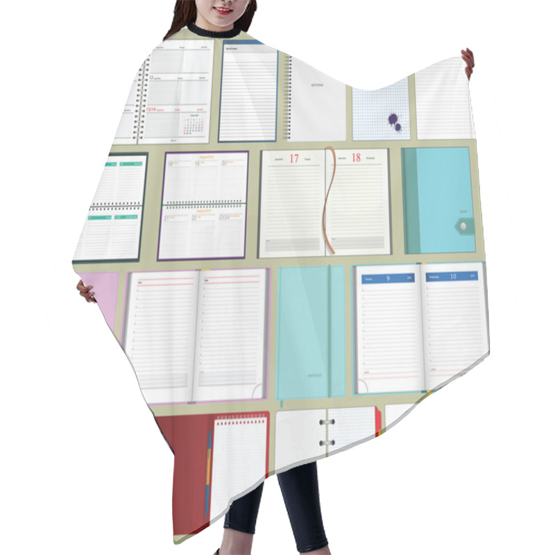 Personality  Collection Of Notebooks Hair Cutting Cape