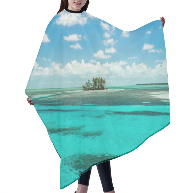 Personality  Isolated Island In The Caribbean Hair Cutting Cape