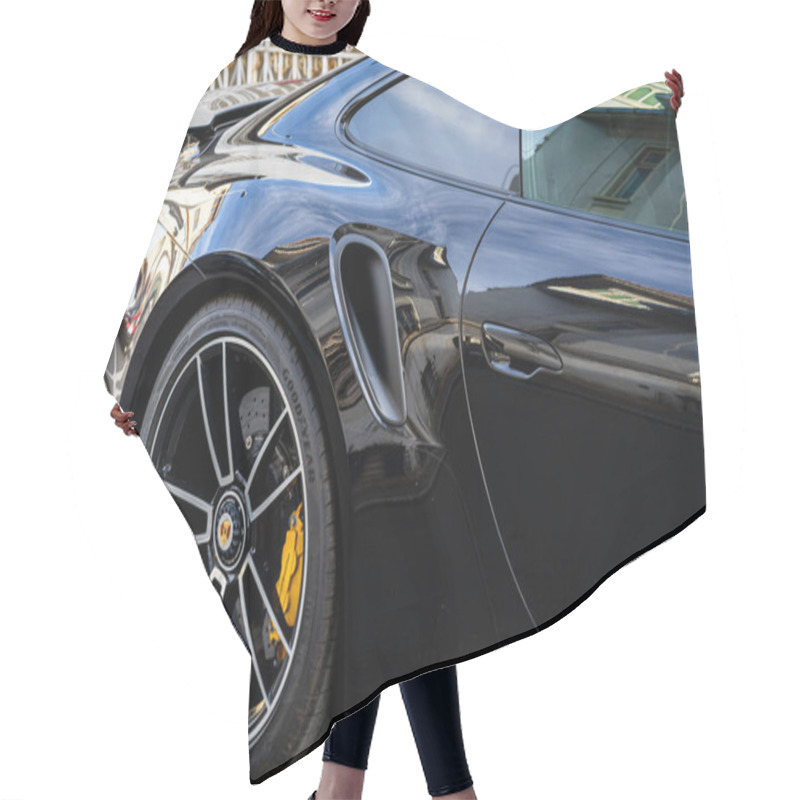 Personality  Porsche 911 Turbo S, Luxury Car Hair Cutting Cape