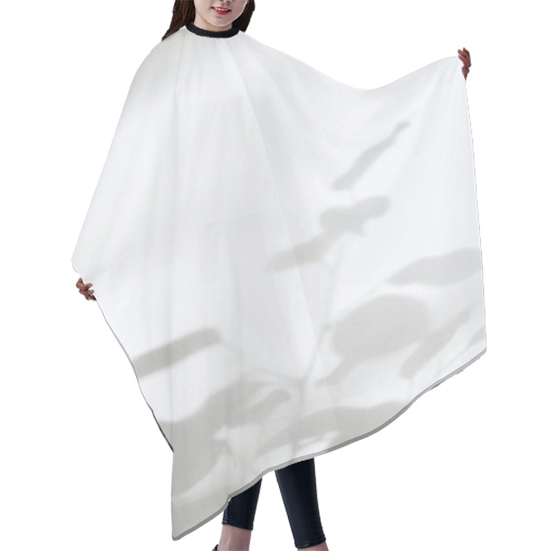 Personality  Elegant Shadow Play Of A Leafy Plant Against A Soft Background. Hair Cutting Cape